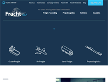 Tablet Screenshot of frachtusa.com